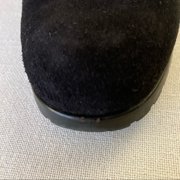 Paul Green Black Silver Suede Ankle Boots UK7.5 EU41 US 10 Heel Booties Austria - Picture 12 of 16